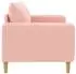 vidaXL XXL-Sessel rosa Bouclé