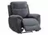 Beautysofa DOLCE Relaxsessel mit Liegefunktion, Velours, anthrazit (800001618333)