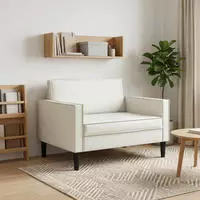 vidaXL XL Sessel Wei&szlig; Kunstleder
