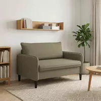 vidaXL XXL-Sessel Khaki Samt