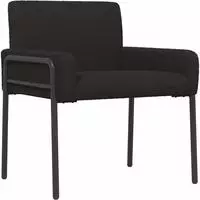 vidaXL Akzentstuhl Schwarz Boucl&eacute;
