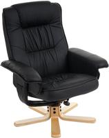 Mendler Relaxsessel Fernsehsessel Sessel ohne Hocker M56 Kunstleder