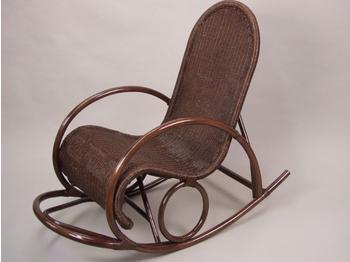 Heinz Hofmann Furniture Schaukelstuhl aus Rattan (8581.1)