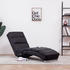 vidaXL Massage Chaiseloungue Kunstleder