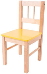 Bigjigs Children's Wooden Yellow Chair