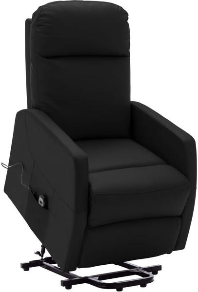 vidaXL TV-Sessel mit Aufstehhilfe elektrisch Kunstleder (3213) schwarz