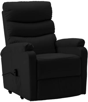 vidaXL TV-Sessel mit Aufstehhilfe elektrisch Kunstleder (3212) schwarz