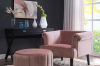 ATLANTIC home collection Sessel "Charlie" Loungesessel mit Wellenunterfederung
