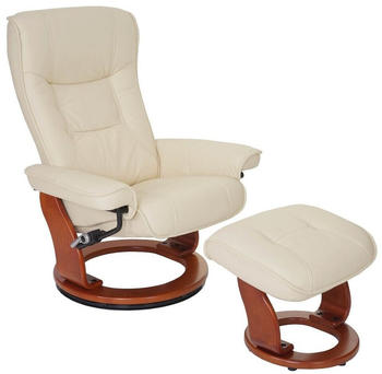 MCA-furniture MCA Furniture Halifax Echtleder creme/honigfarben (62306)