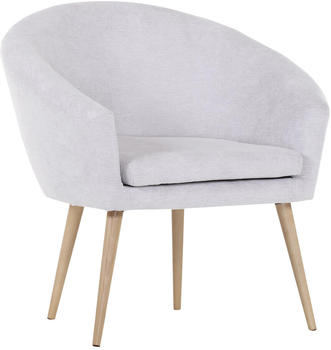 Livetastic Sessel Textil/Buche 73x73x66cm hellgrau (1877057308)