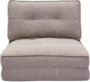 Miliboo Fireside Chair Convertible Sally Taupe