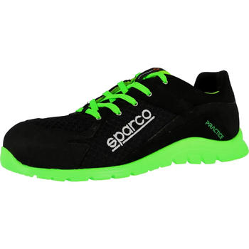Sparco Sicherheitshalbschuhe S1P PRACTICE VERDE schwarz