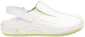 Safety Jogger Carinne OB Clog mit Klettverschluss weiß/grün