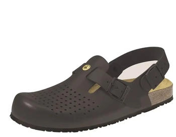 Abeba Berufsclog OB perforiert 4045 ESD Nature schwarz schwarz