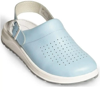 Abeba Damen Berufsclogs OB perforiert 87080 Active blau Blau