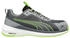 Puma Sicherheitshalbschuhe S1PS SLIDE GREY/GREEN LOW Motion PWR grau