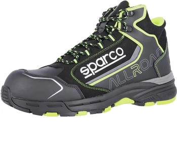 Sparco Sicherheitshochschuhe S3 MONTEGI black/yellow