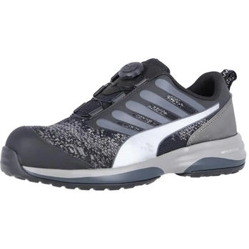 Puma Sicherheitshalbschuhe S1P CHARGE BLACK DISC LOW grau