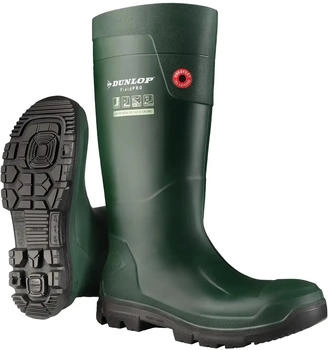 Dunlop PU-Sicherheitsstiefel S5 EG62E33 Purofort FieldPro gr&uuml;n