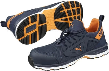 Puma Sicherheitshalbschuhe S1PS CHASE BLUE/ORANGE LOW Motion Protect Blau