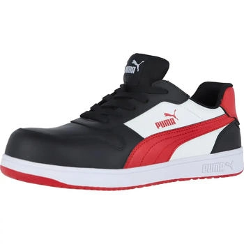 Puma Sicherheitshalbschuhe S3L FRONTCOURT schwarz/rot schwarz