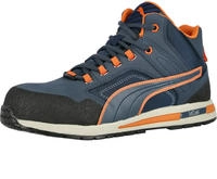ISM Sicherheitsstiefel Crosstwist MID Gr.41 blau/orange S3 HRO SRC DIN EN20345