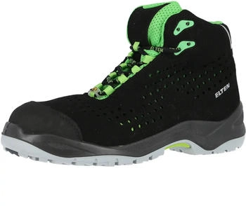 Elten Sicherheitsstiefel S1P IMPULSE GREEN MID ESD BIOMEX DYNAMICS schwarz