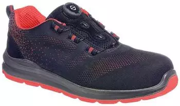 Portwest Sicherheitshalbschuhe S1P FT08 CompositeLite schwarz/rot schwarz