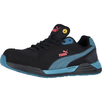 Puma Sicherheitshalbschuhe S1P FRONTSIDE BLK/BL URBAN EFFECT schwarz