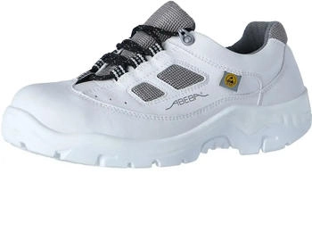 Abeba Sicherheitshalbschuhe S1 2626 ESD Anatom weiß Weiß