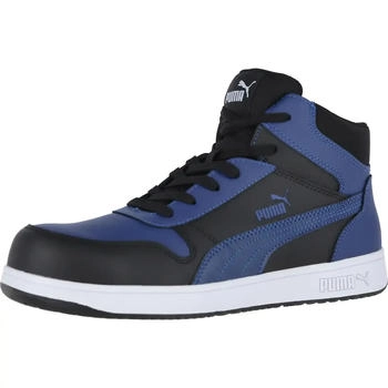 Puma Sicherheitshochschuhe S3L FRONTCOURT blau/schwarz Blau