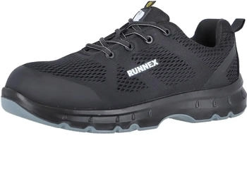 RUNNEX Sicherheitshalbschuhe S1 5103 FlexStar - schwarz/weiß schwarz