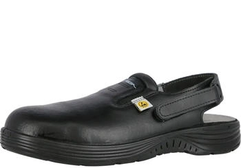 Abeba Sicherheitsclogs SB 7131035 ESD X-Light schwarz schwarz