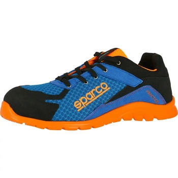 Sparco Sicherheitshalbschuhe S1P PRACTICE BLUE ORANGE Blau