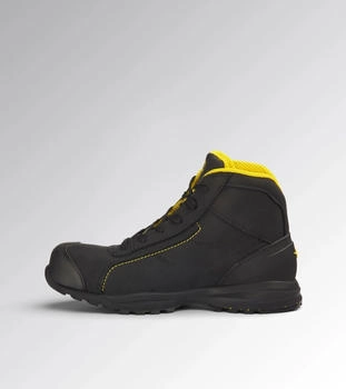 Diadora Utility Glove MDS MSTR Mid S3S schwarz/gelb