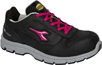 Diadora Utility Run Low S3S schwarz/pink