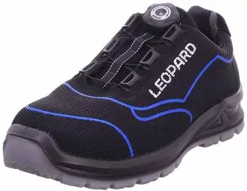 Leopard Safety Shoes S1P EN 20345 schwarz/blau