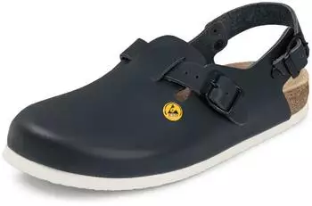 Vitaform ESD Clogs with Buckle blau
