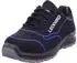 Leopard Work Shoe schwarz/blau