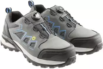 Högert LACE SYSTEM S3S SR FO ESD grau/blau