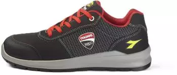 Diadora Speedy Low S3S schwarz/grau/rot