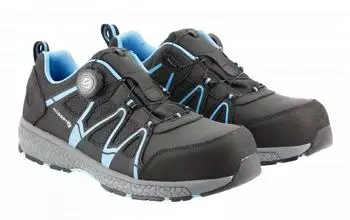 Högert Safety Shoes S1P Advancedd with Rotary Closure schwarz/blau