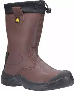 Amblers FS245 Antistatic Pull On Safety Rigger Boot braun