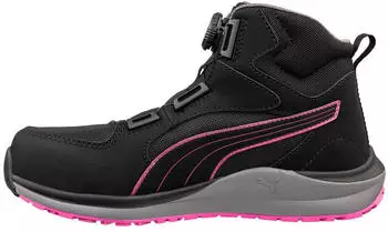 Puma Aspire Low S3S ESD schwarz/pink