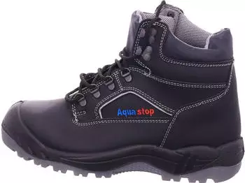 Leopard Safety Ankle Boots S3 schwarz