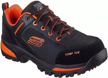 Skechers Galton Pending Construction Boot schwarz/orange
