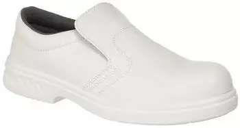 Portwest Safety Slipper S2 (FW81) schwarz/wei&szlig;