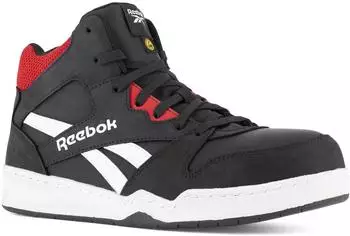 Reebok Bb4500 High Top Work Sneaker S3 ESD schwarz/rot