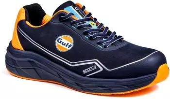 Sparco Teamwork Gulf Mirage Safety Shoes S1PS ESD HRO marineblau/neonorange