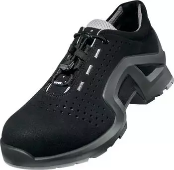 uvex Low-Cut Shoes 1 support S1 schwarz/grau